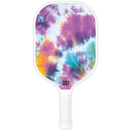 F2 Sports Purple Tie Dye Graphite Pickleball Paddle