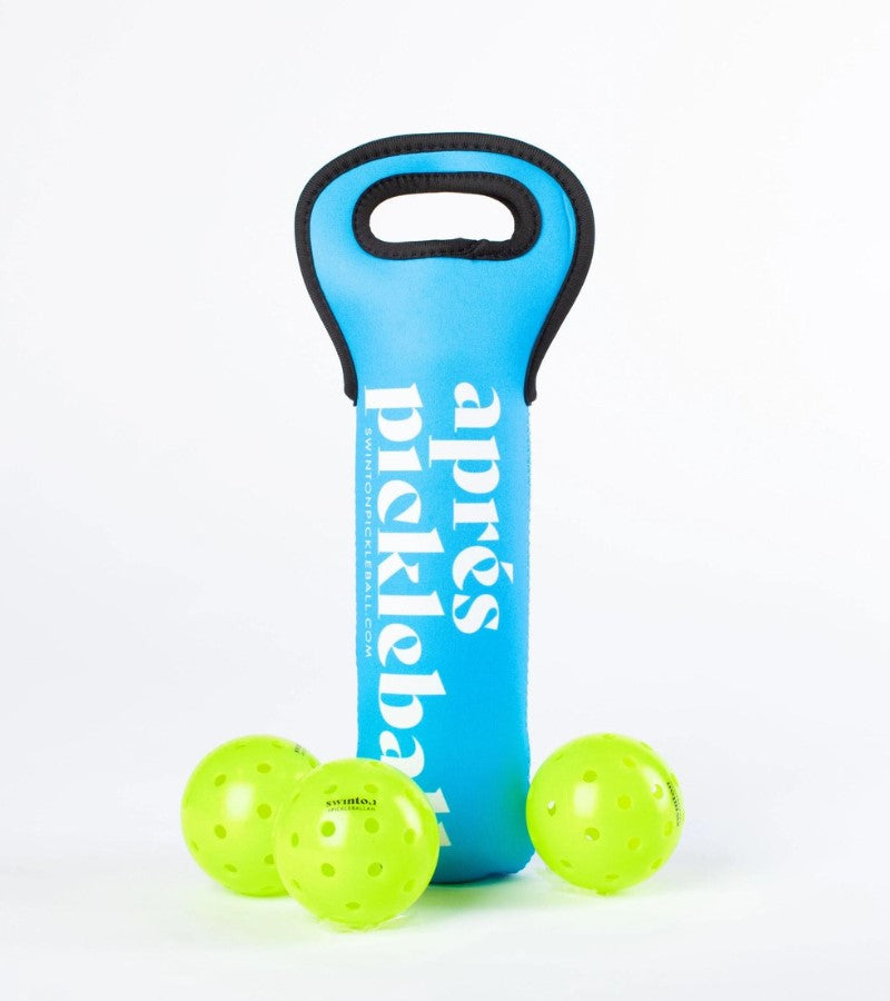 Load image into Gallery viewer, 3 Pickleballs in a Wine Bag