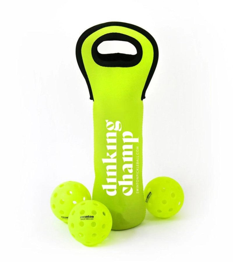 Load image into Gallery viewer, 3 Pickleballs in a Wine Bag