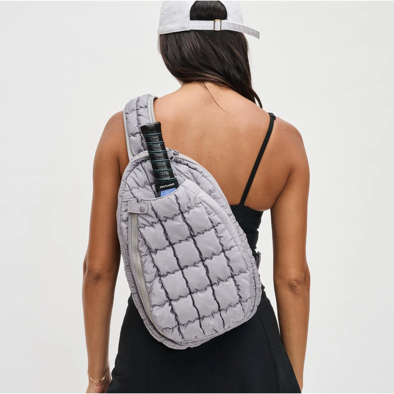 Load image into Gallery viewer, The Ace Pickleball Sling Bag - Grey Small