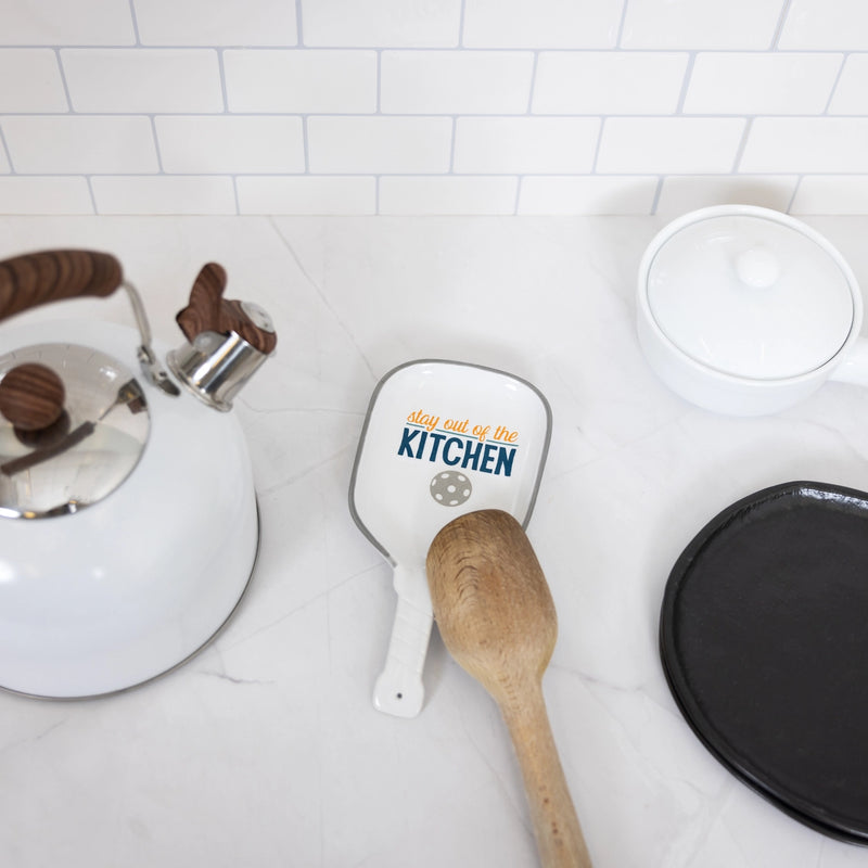Load image into Gallery viewer, Stay Out of the Kitchen Spoon Rest