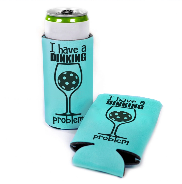 Load image into Gallery viewer, I Have a Dinking Problem Funny Pickleball Koozie Slim Can Hugger
