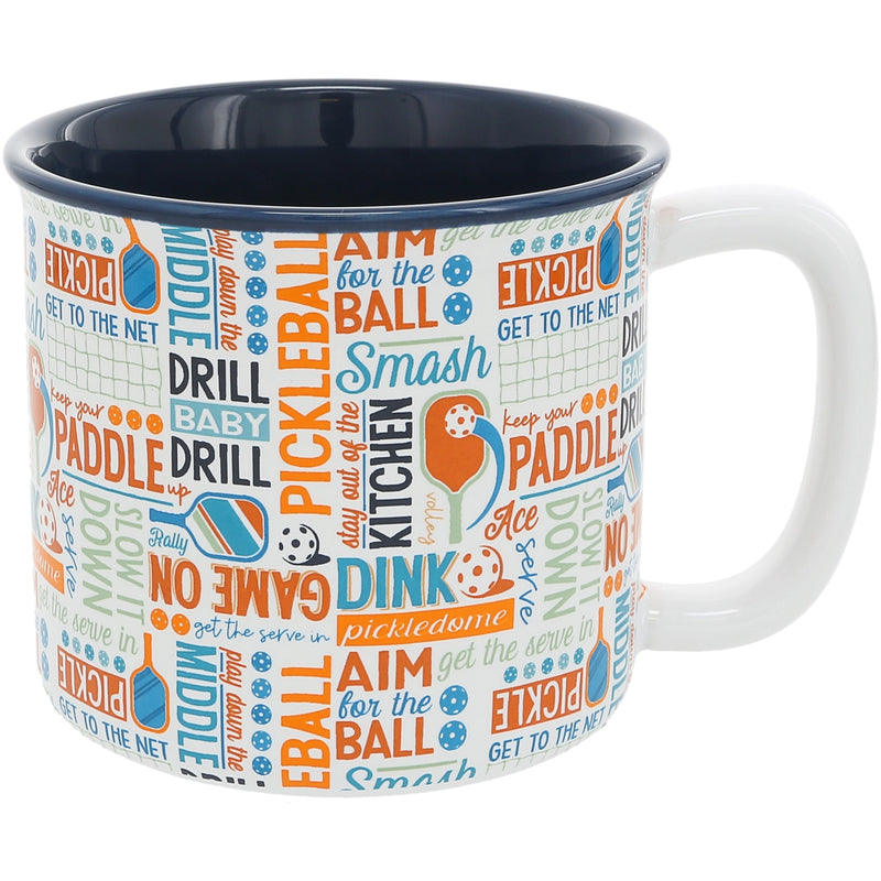 Load image into Gallery viewer, Pickleball Word Collage 18 oz Pickleball Mug