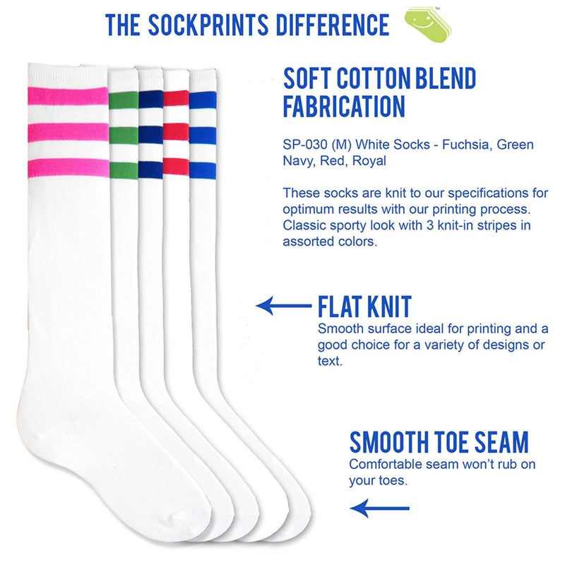 Load image into Gallery viewer, Love Pickleball Knee High Socks Womens