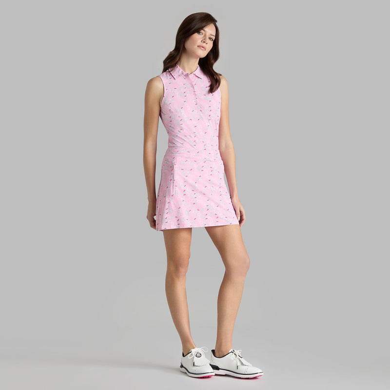 Load image into Gallery viewer, G/Fore Silky Tech Nylon Skort Carabiner Full Body with matching shirt