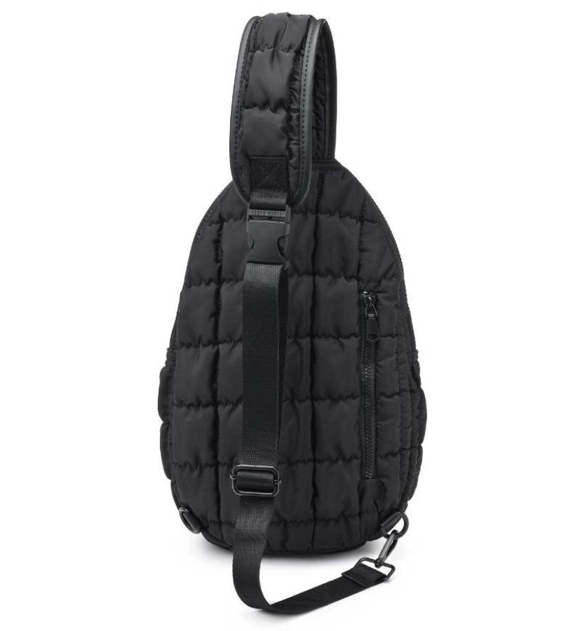 Load image into Gallery viewer, Ace Pickleball Sling Bag Black - Back