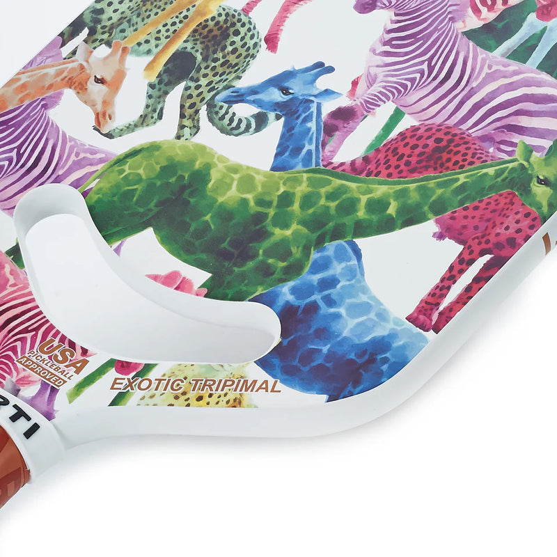 Load image into Gallery viewer, ARTI Exotic Tripimal Animal Pickleball Paddle - 16mm