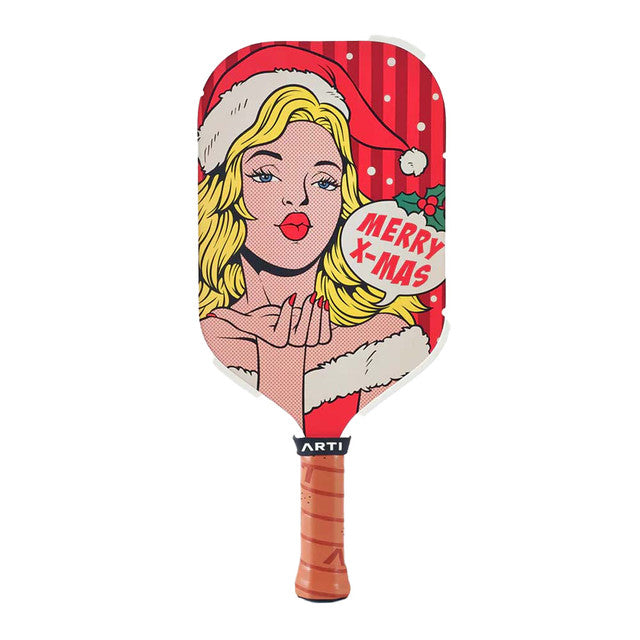 Load image into Gallery viewer, ARTI Kristen & Kristy "X-Mas" Pickleball Paddle - 16mm
