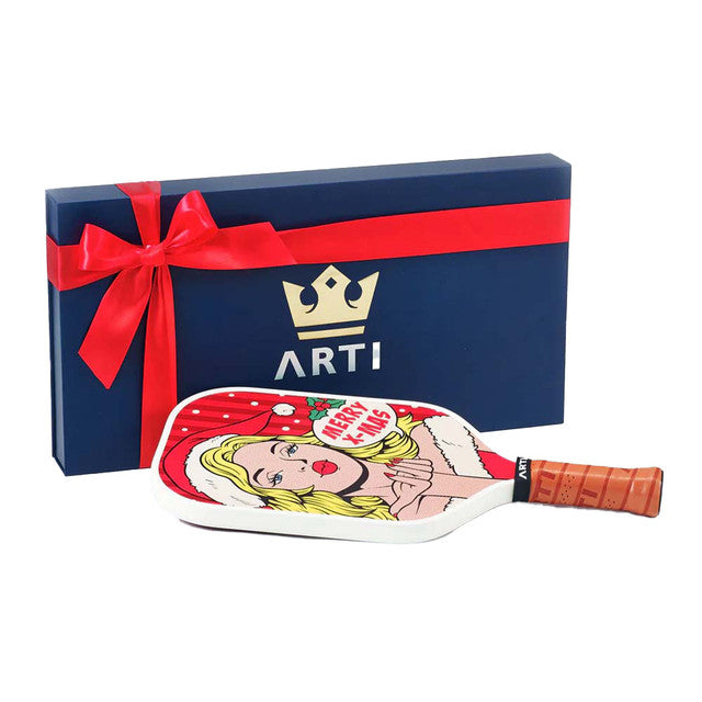 Load image into Gallery viewer, ARTI Kristen & Kristy "X-Mas" Pickleball Paddle - 16mm