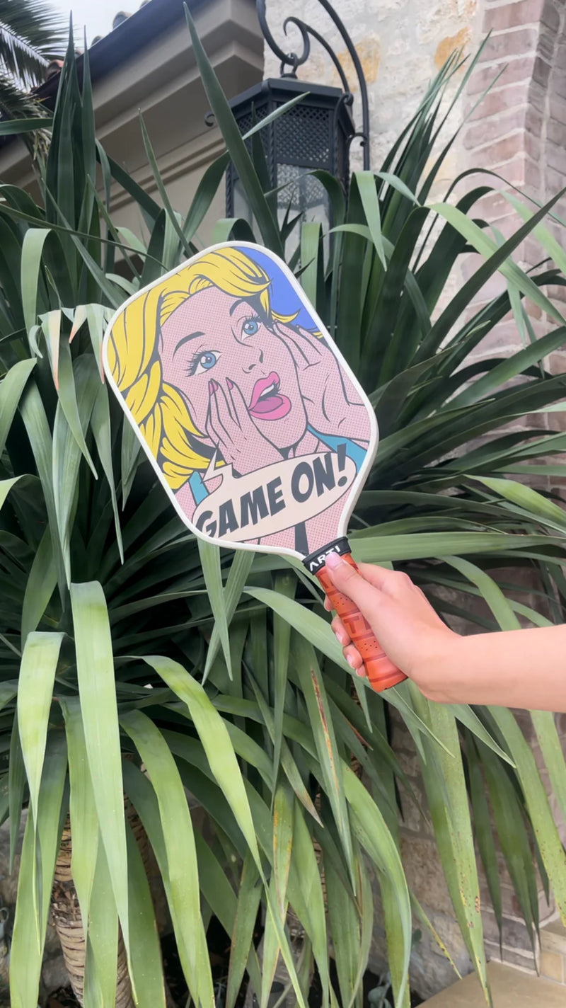 Load image into Gallery viewer, ARTI Kristen & Kristy "Game On" Pickleball Paddle - 16mm