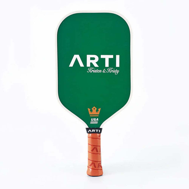 Load image into Gallery viewer, ARTI Kristen & Kristy "Happy Holidays" Pickleball Paddle - 16mm