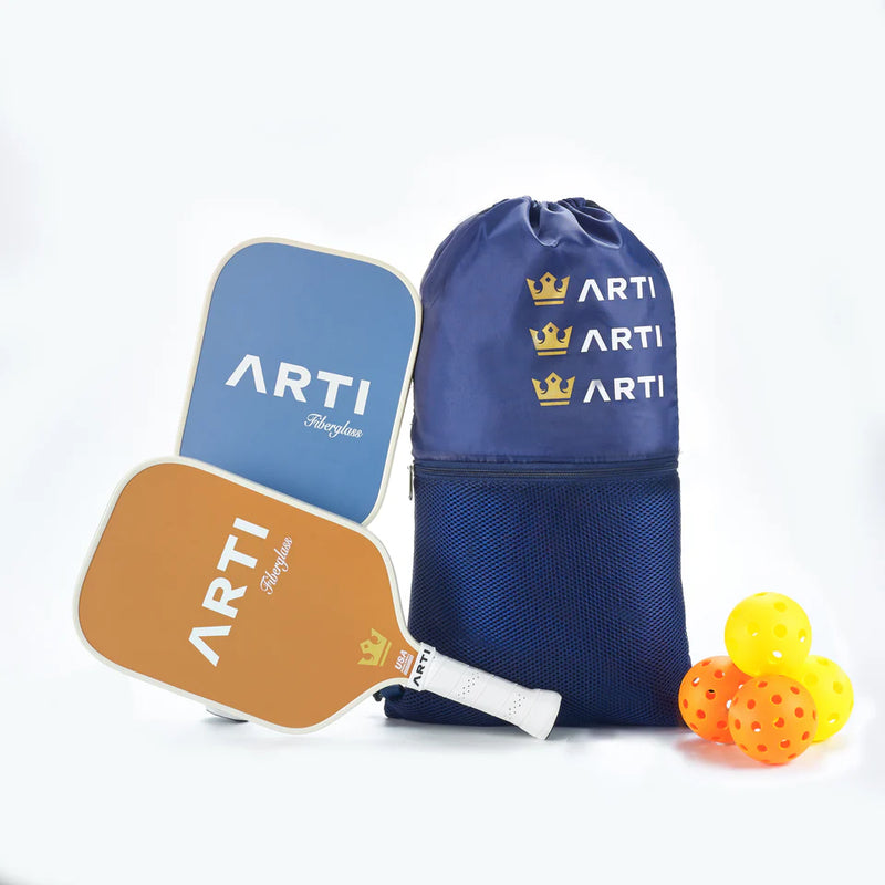 Load image into Gallery viewer, ARTI Horizon Duo Full Pickleball Paddle Set - 16mm