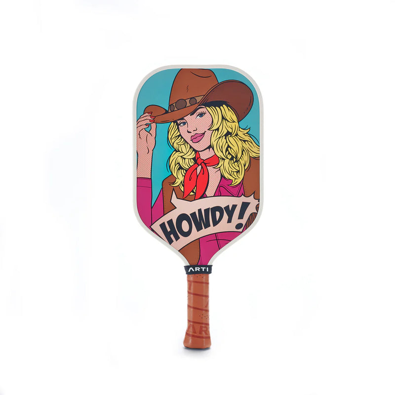 Load image into Gallery viewer, ARTI Kristen & Kristy "Howdy" Pickleball Paddle - 16mm