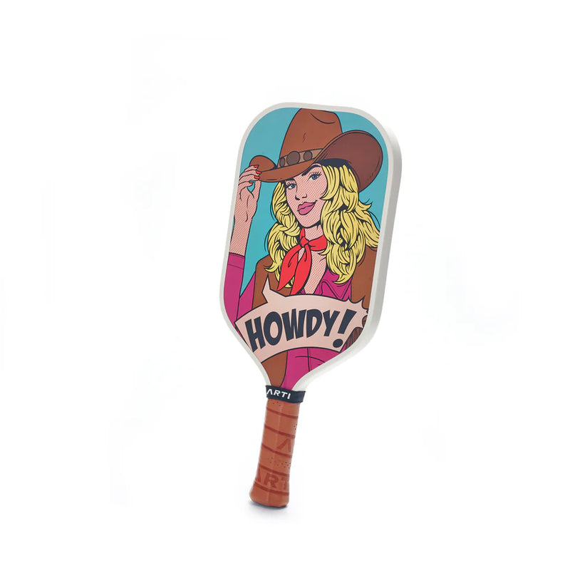 Load image into Gallery viewer, ARTI Kristen & Kristy "Howdy" Pickleball Paddle - 16mm