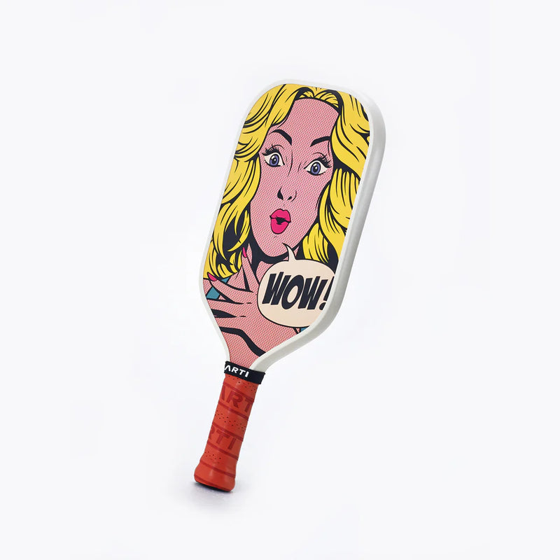 Load image into Gallery viewer, ARTI Kristen & Kristy "Wow" Pickleball Paddle - 16mm