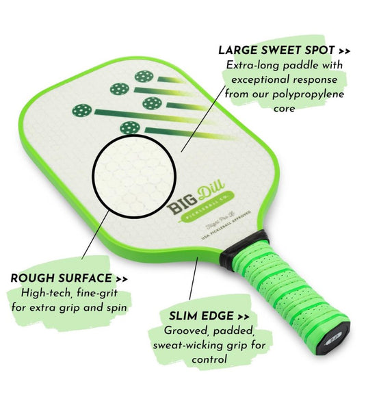 Bill Dill Flight Pro XL Fiberglass Pickleball Paddle