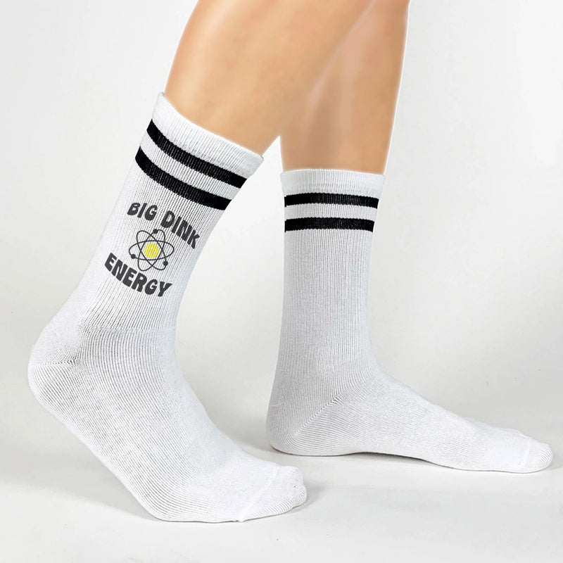 Load image into Gallery viewer, Big Dink Energy Pickleball Crew Socks Womens