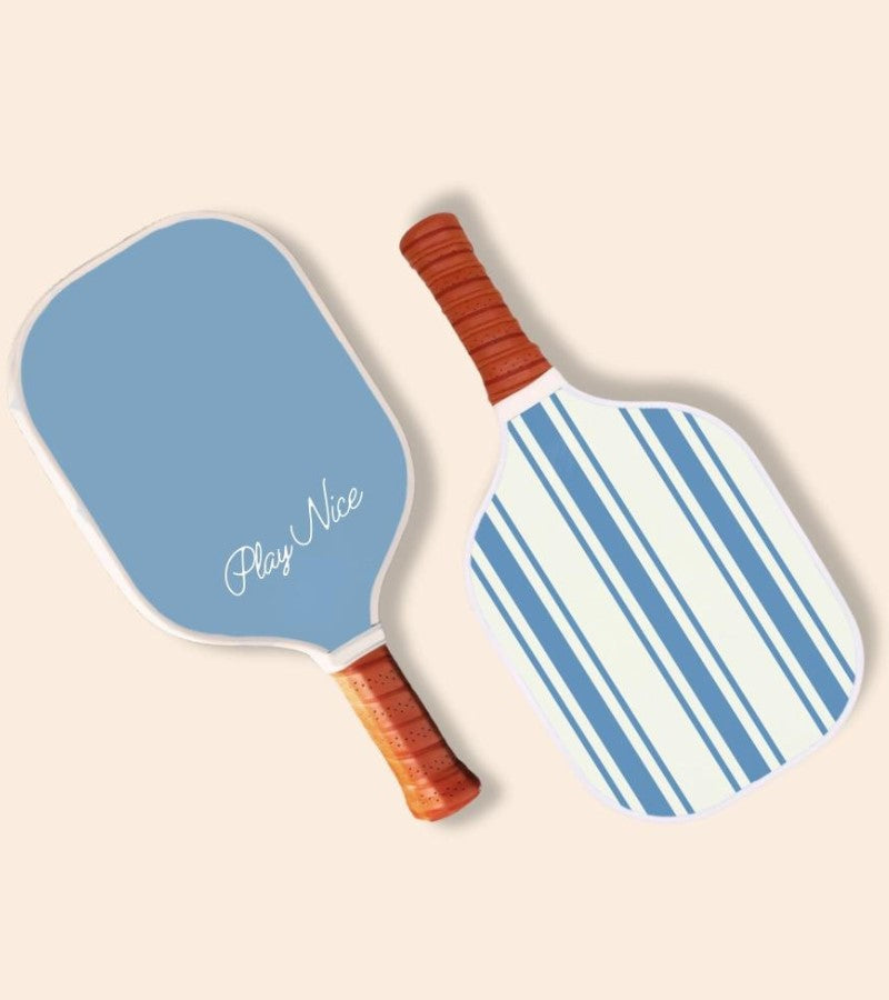 Load image into Gallery viewer, Kids Preppy Pickleball Paddle Set for Two