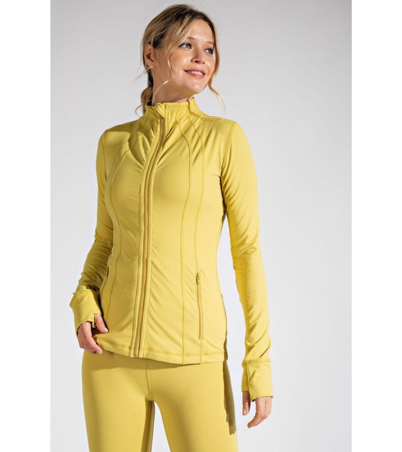 Load image into Gallery viewer, Butter Define Fitted Jacket Pear