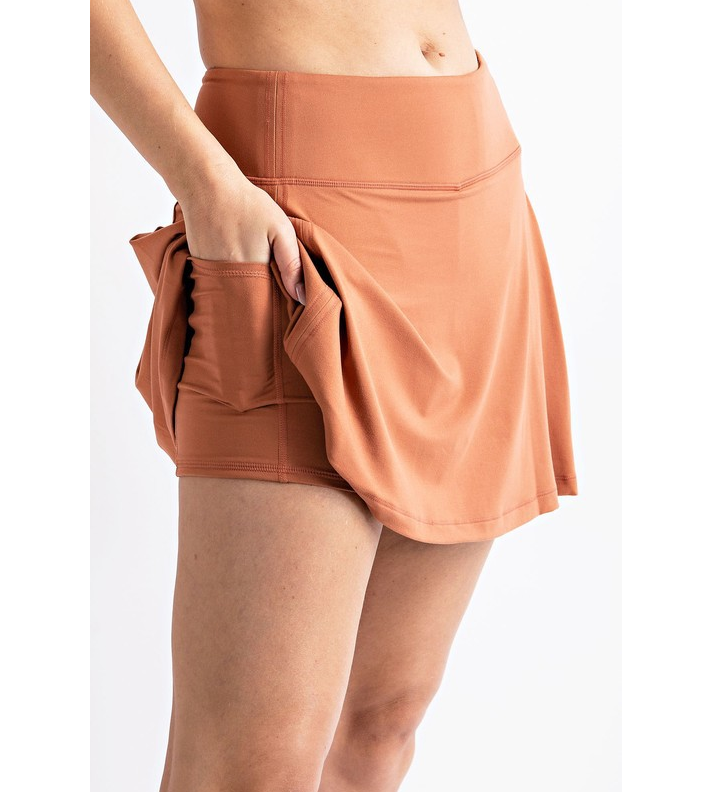 Load image into Gallery viewer, Butter Soft Back Pleat Pickleball Skort