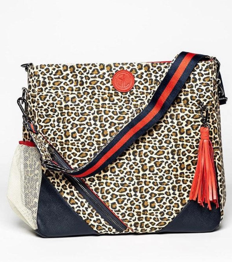 Load image into Gallery viewer, Georgie + Lou Cheetah Pickleball Bag