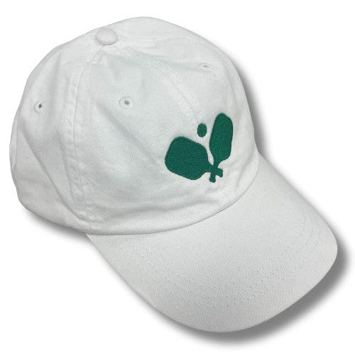 Load image into Gallery viewer, Classic Pickleball Hat - White Green