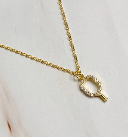 Club Pickleball Dainty Necklace