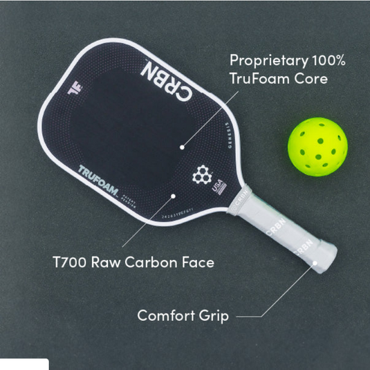 CRBN 1 TruFoam Genesis Pickleball Paddle - Elongated with Long Handle