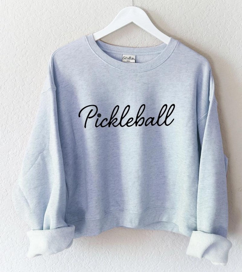 Load image into Gallery viewer, Pickleball Mid Crew Neck Sweatshirt - Powder Blue