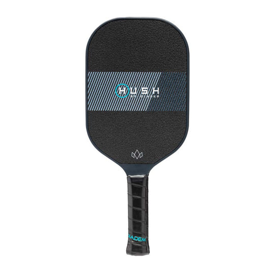 Diadem Hush Pickleball Paddle - 40% Quieter than standard paddles Black