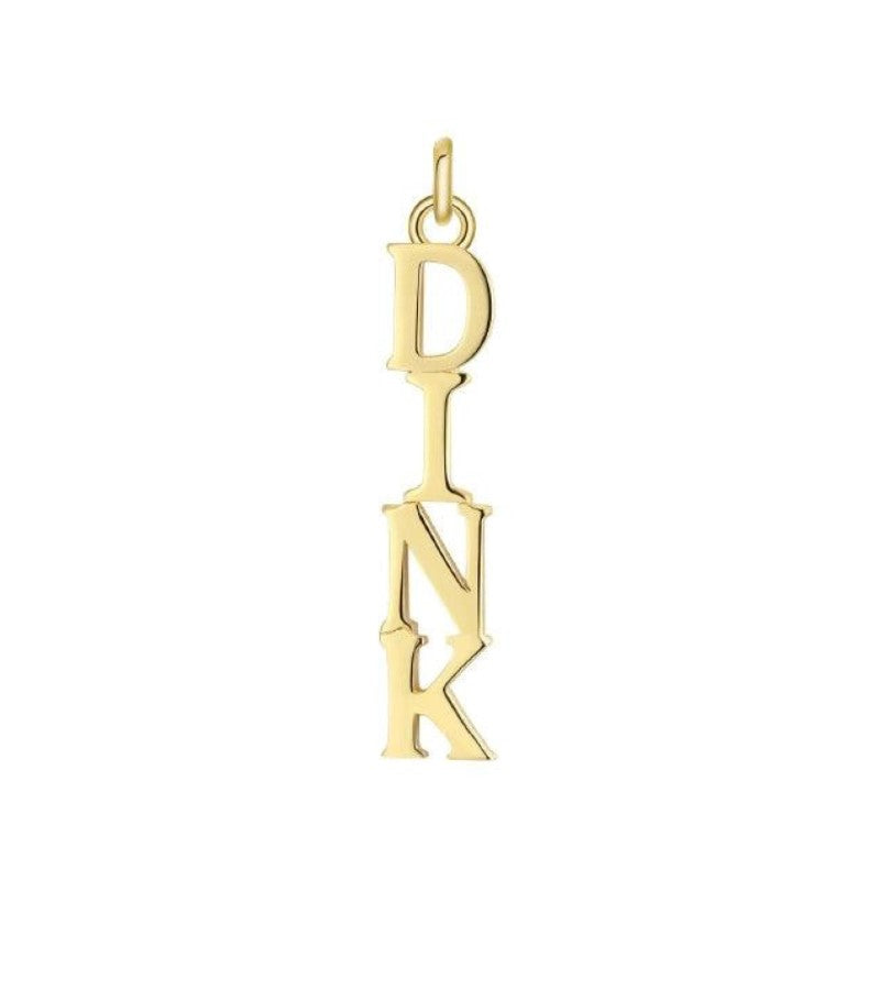 Load image into Gallery viewer, Pink Gold Pickleball Charm