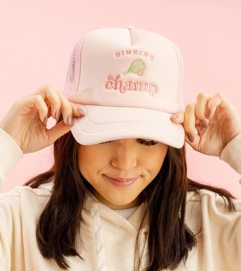 Load image into Gallery viewer, Dinking Champ Pickleball Trucker Hat