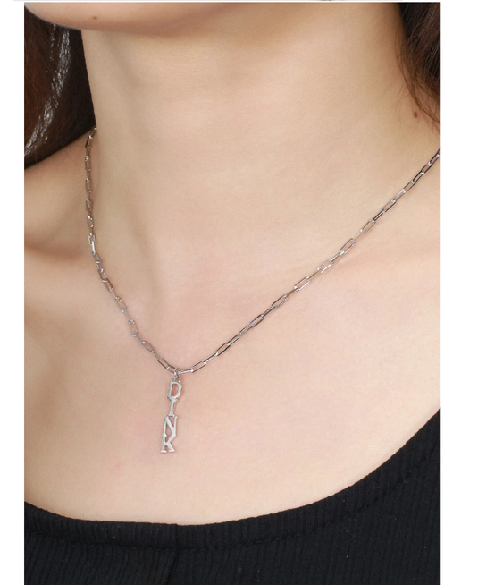 PickleBelle Pickleball Dinks On Me Silver Necklace
