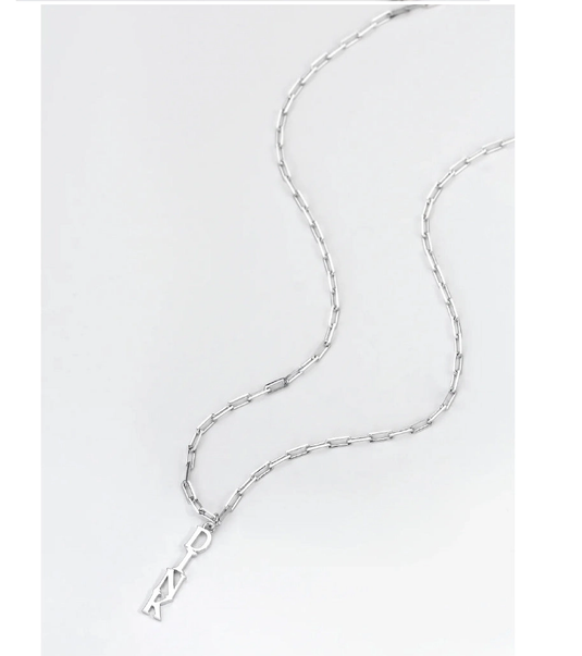 PickleBelle Pickleball Dinks On Me Silver Necklace