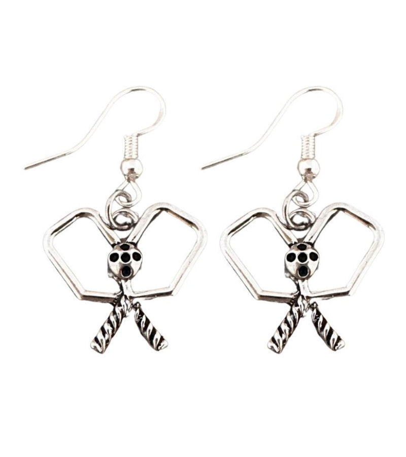 Load image into Gallery viewer, Pickleball Double Paddle Earrings