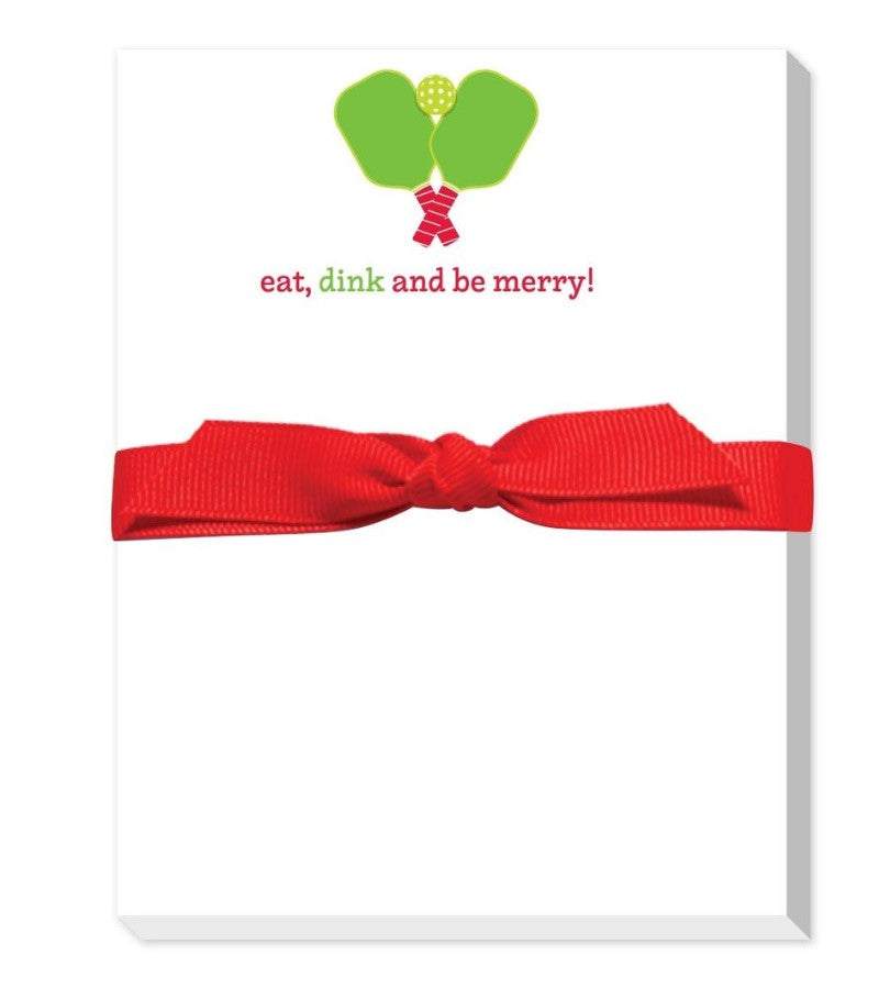 Load image into Gallery viewer, Eat Drink and Be Merry Pickleball Note Pad