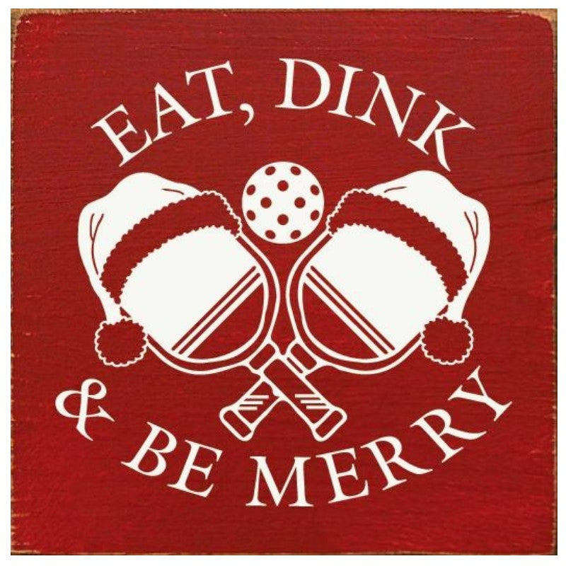 Load image into Gallery viewer, Eat Dink & Be Merry Wooden Sign