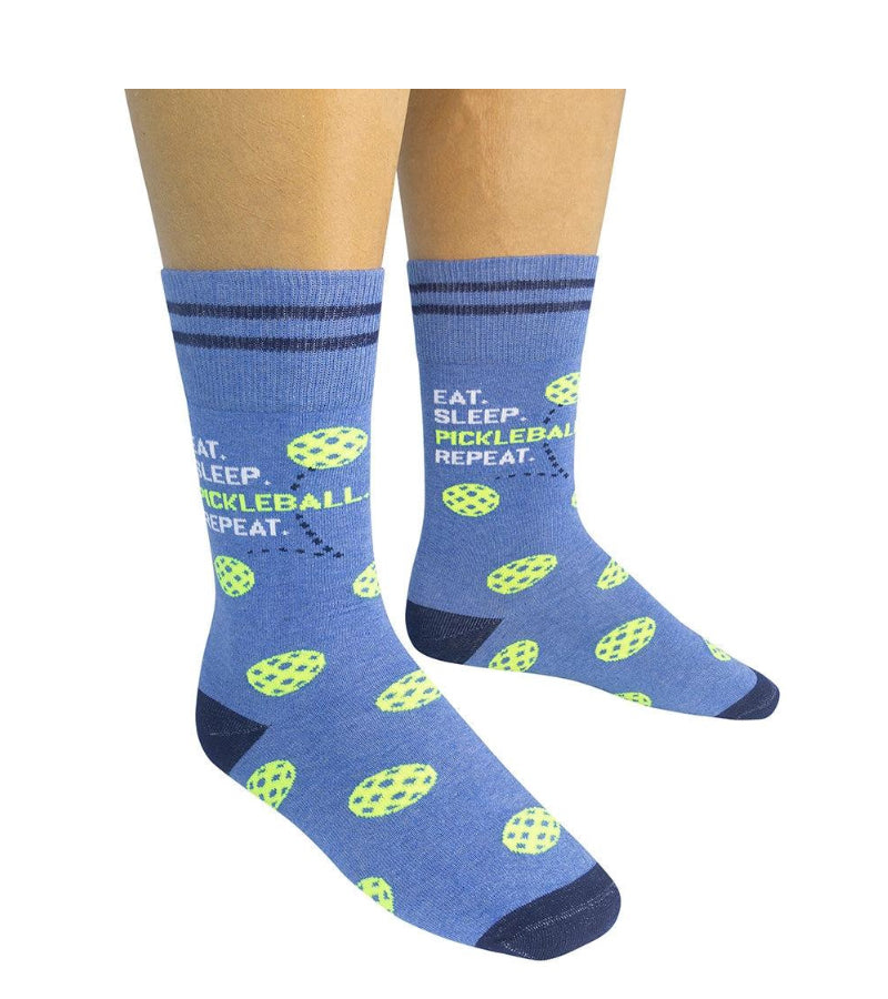 Load image into Gallery viewer, Eat Sleep Pickleball Repeat Dress Socks