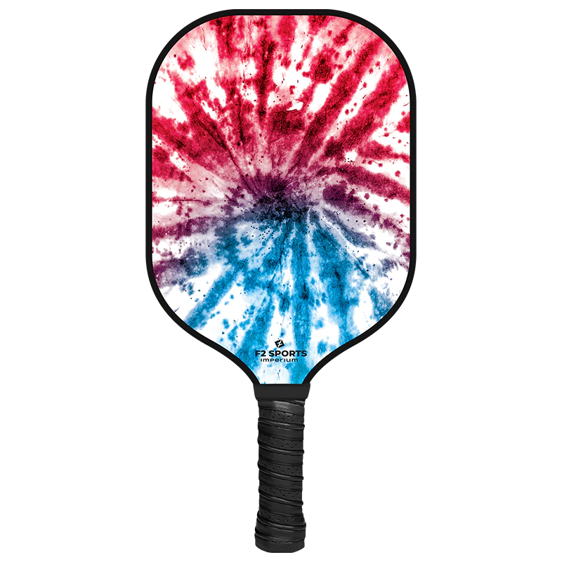 Load image into Gallery viewer, F2 Sports Tie Dye Graphite Pickleball Paddle Red