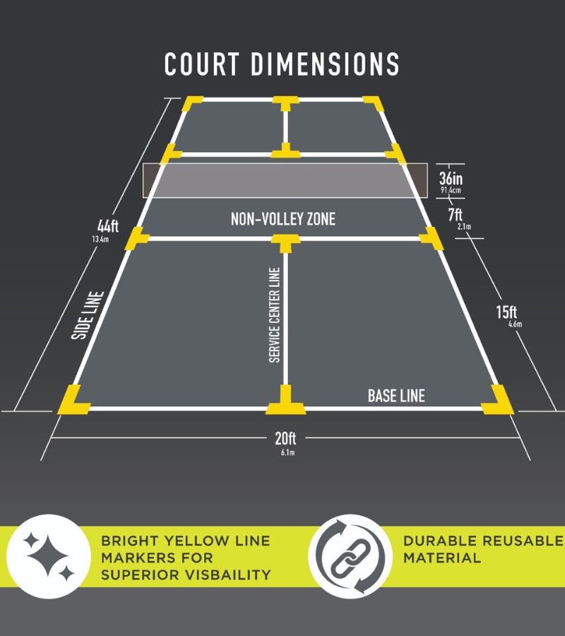 Load image into Gallery viewer, Franklin Pickleball Court Marker Kit