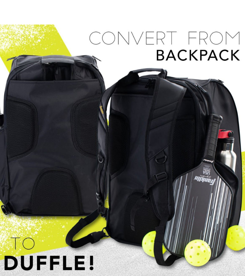 Load image into Gallery viewer, Franklin Elite Hybrid Pickleball Backpack Black