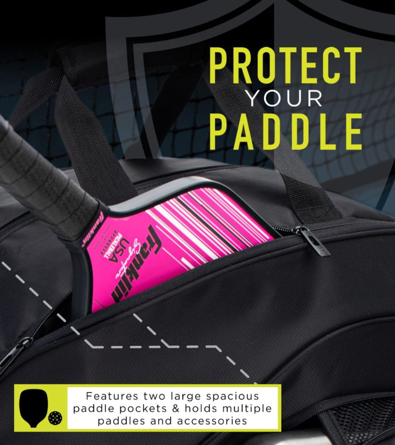 Load image into Gallery viewer, Franklin Elite Hybrid Pickleball Backpack Black