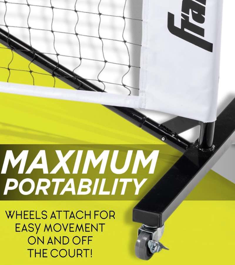 Load image into Gallery viewer, Franklin Official Tournament Full Sized Pickleball Net With Wheels