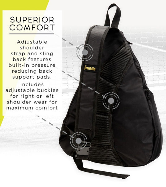 Franklin Pickleball Sling Bag Elite Black