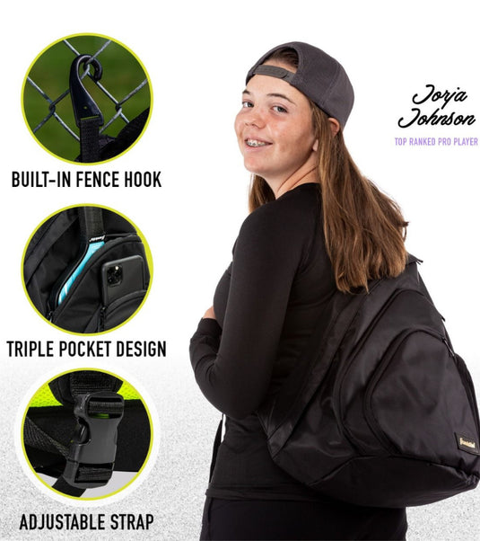 Franklin Pickleball Sling Bag Elite Black