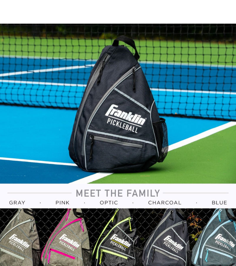 Load image into Gallery viewer, Franklin Pickleball Sling Bag Charcoal Grey
