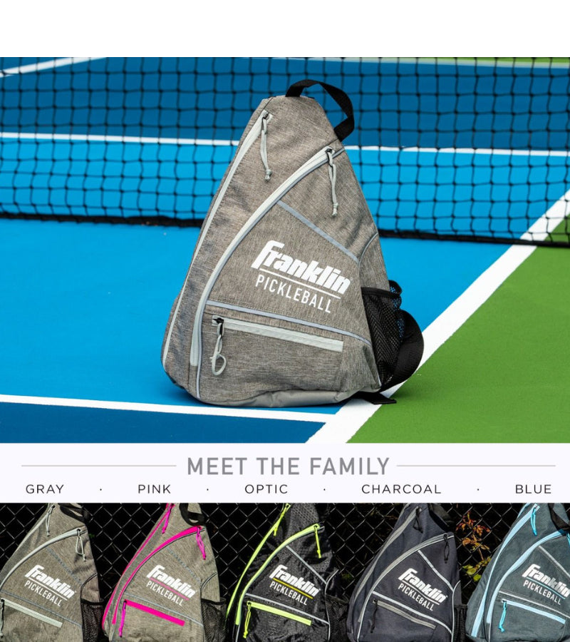 Load image into Gallery viewer, Franklin Pickleball Sling Bag Gray