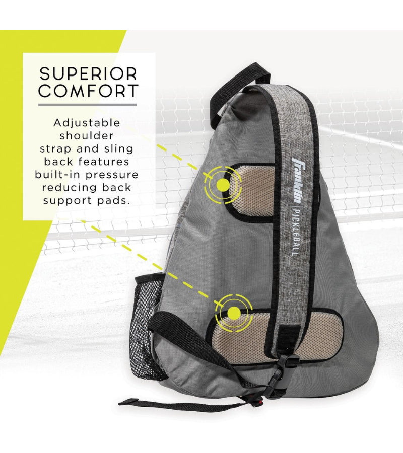 Load image into Gallery viewer, Franklin Pickleball Sling Bag Gray