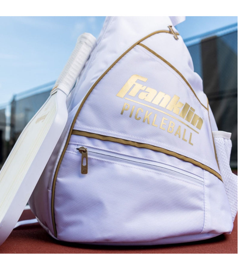 Load image into Gallery viewer, Franklin Pickleball Sling Bag Gold