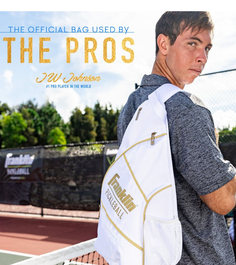 Load image into Gallery viewer, Franklin Pickleball Sling Bag Gold